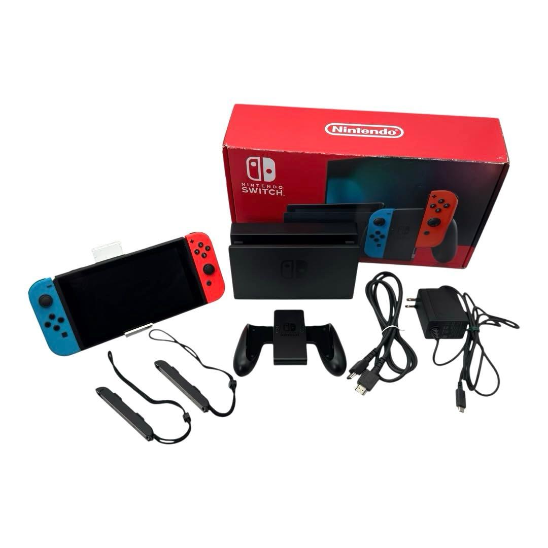 美品 Nintendo Switch本体 バッテリー強化版 任天堂 スイッチ