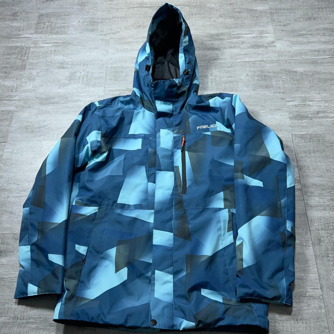 お買い得★ FABLICE ファブリス スキーウェア メンズM 総柄 旅行や授業