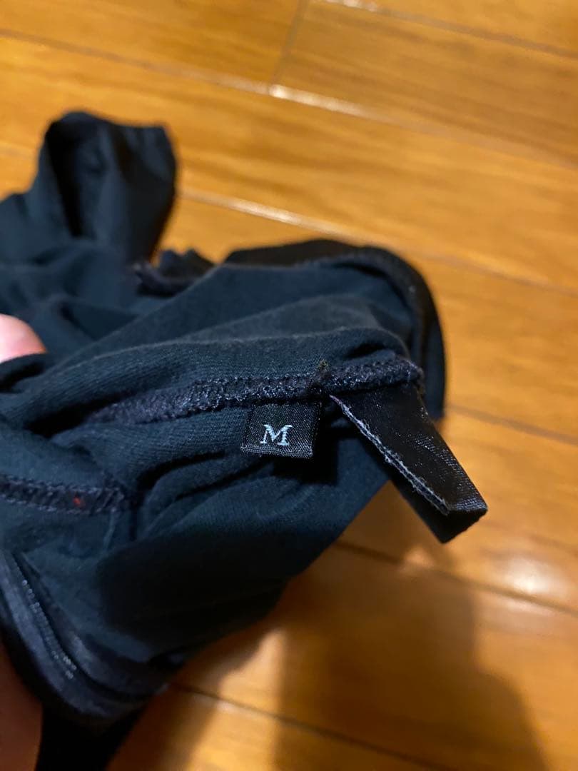 PRADA ブラック 長袖ポロシャツ