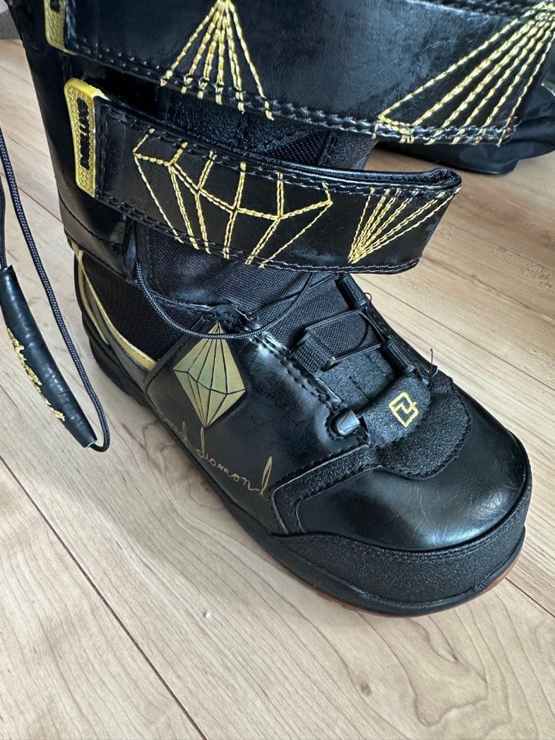 DEELUXE: Rough Diamond スノーボードブーツ黒 EU38.5