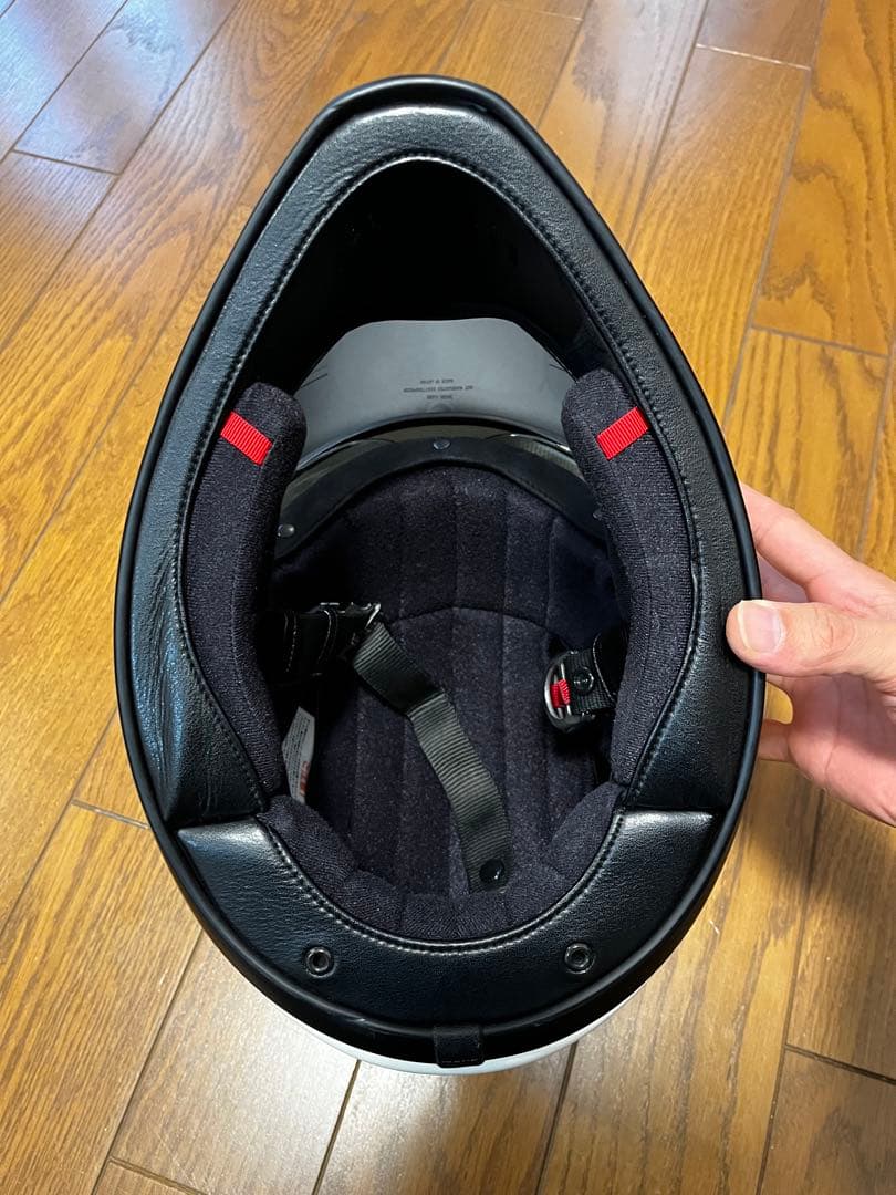 SHOEI EX-ZEROフルフェイスヘルメット ホワイトMサイズ 送料込み