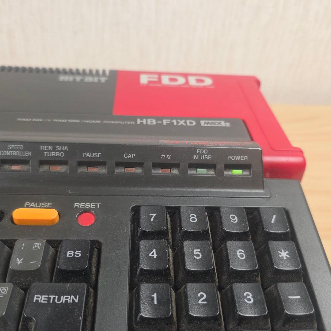 【通電OK】SONY MSX2 HIT BIT HB-F1XD