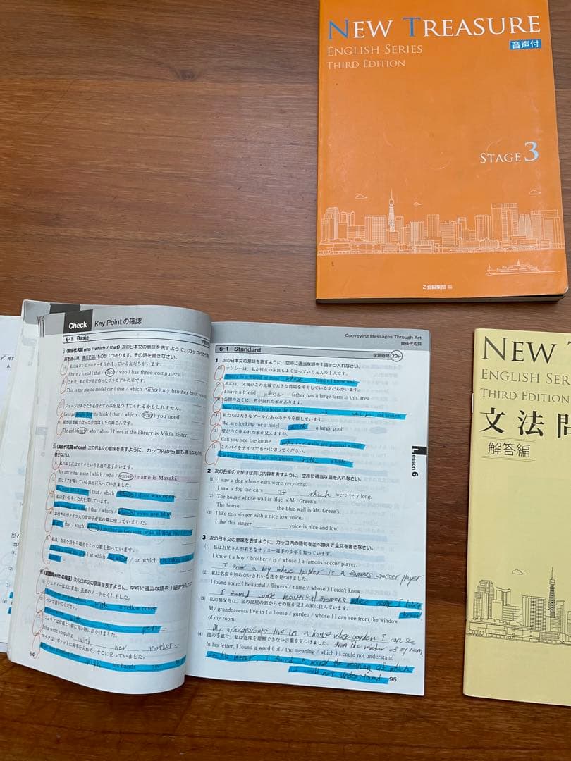 NEW TREASURE 英語シリーズ 第三版 ステージ3