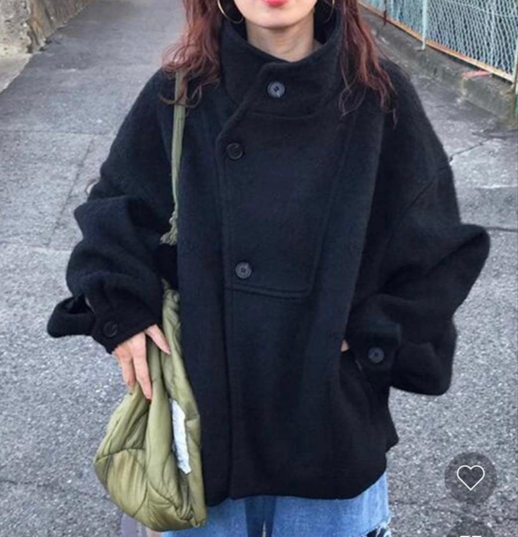 nugu klee モヘアライクハーフジャケット