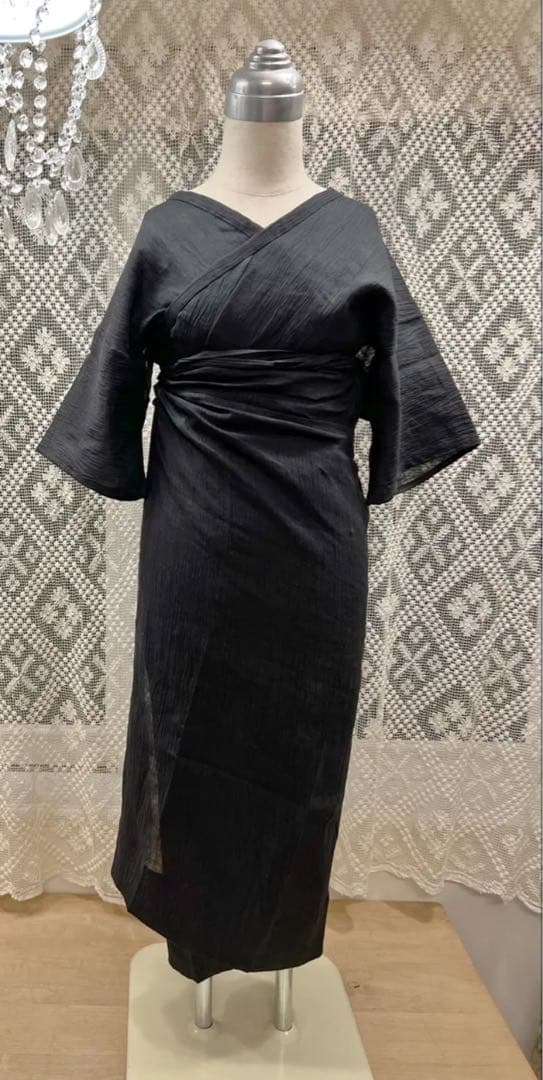 みずのしのぶさんオリジナル　手もみ楊柳　本麻すりっぷ　サイズL みずのの店