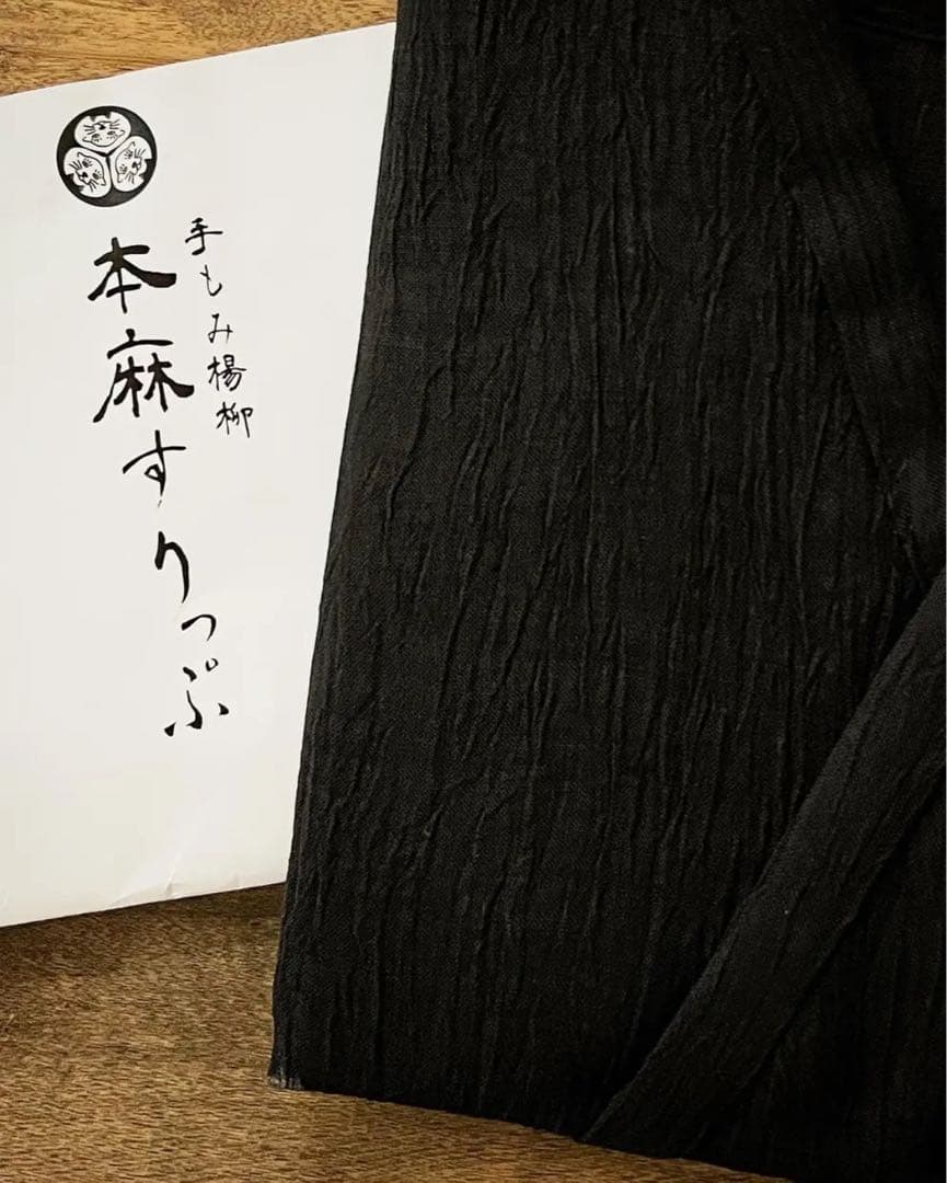 みずのしのぶさんオリジナル　手もみ楊柳　本麻すりっぷ　サイズL みずのの店