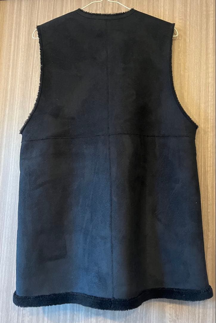 フェイクムートンリバーシブルベスト・ジレ