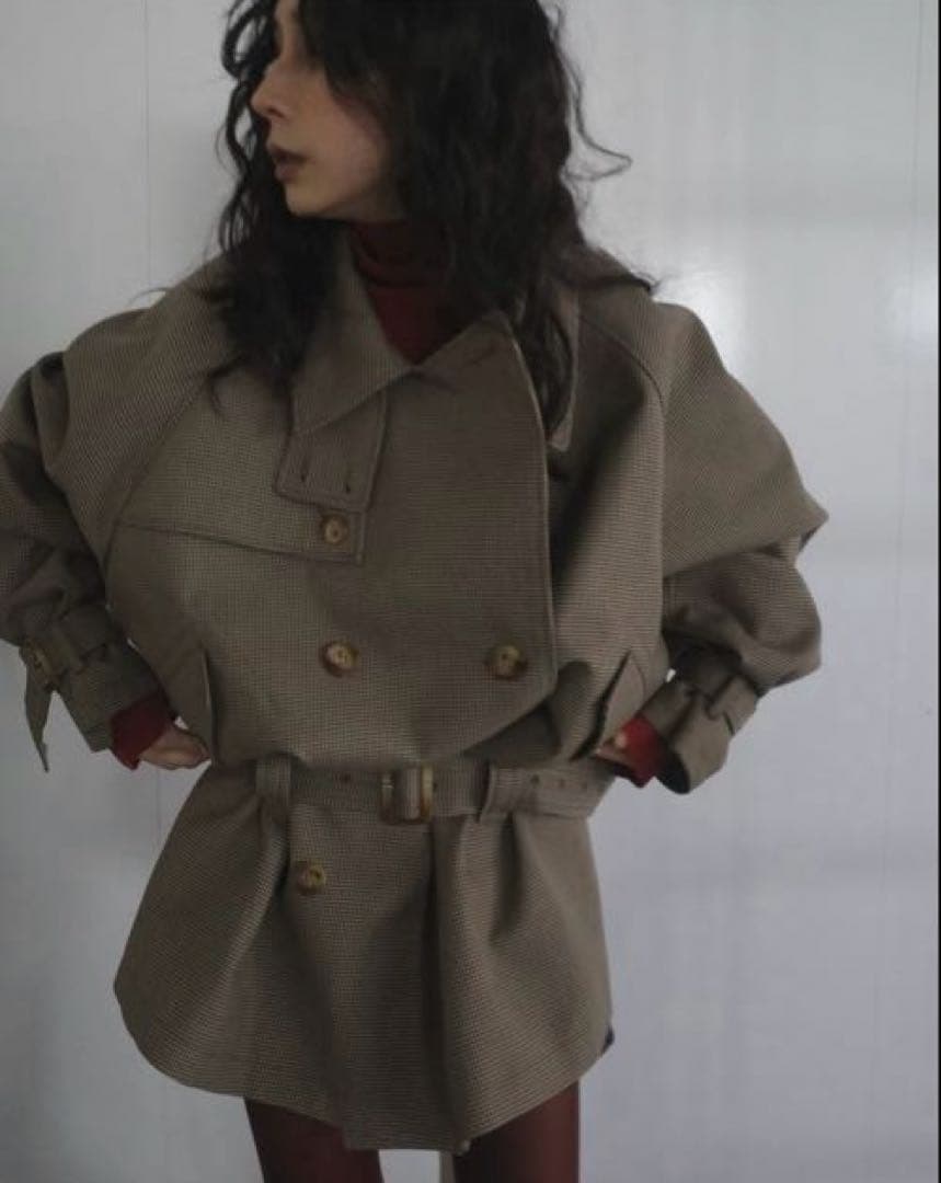 【新品未使用】AMERI DADDY MIDI TRENCH COAT