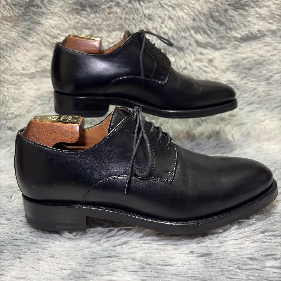 未使用級✨Berwick UK6(25.0cm)　3011 プレーントゥ 黒