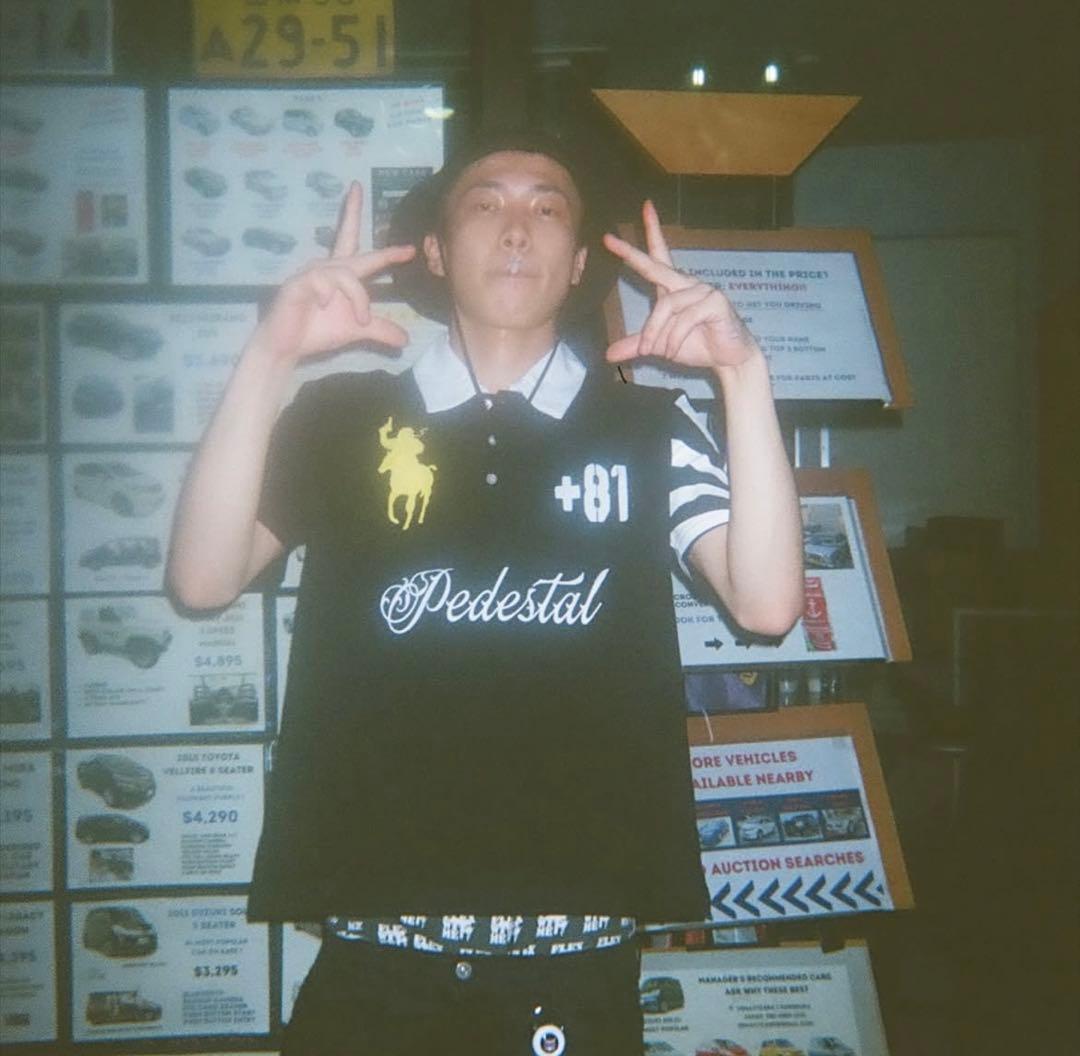 pedestal polo ポロシャツ jellyyabashi着用