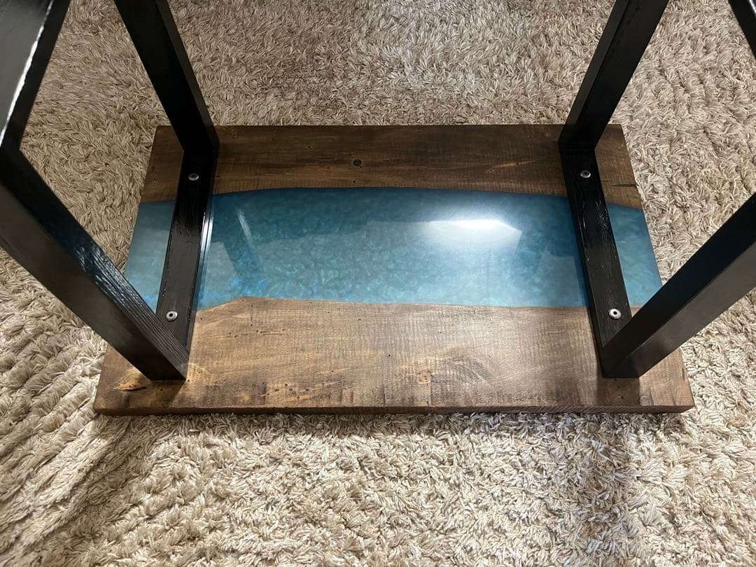 【ハンドメイド】レジンのコーヒーテーブル