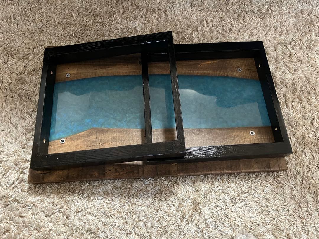 【ハンドメイド】レジンのコーヒーテーブル