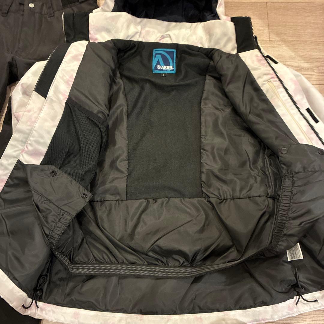 未使用 エアボーン ARBN スキーウェア スノボードウェア 上下セット L