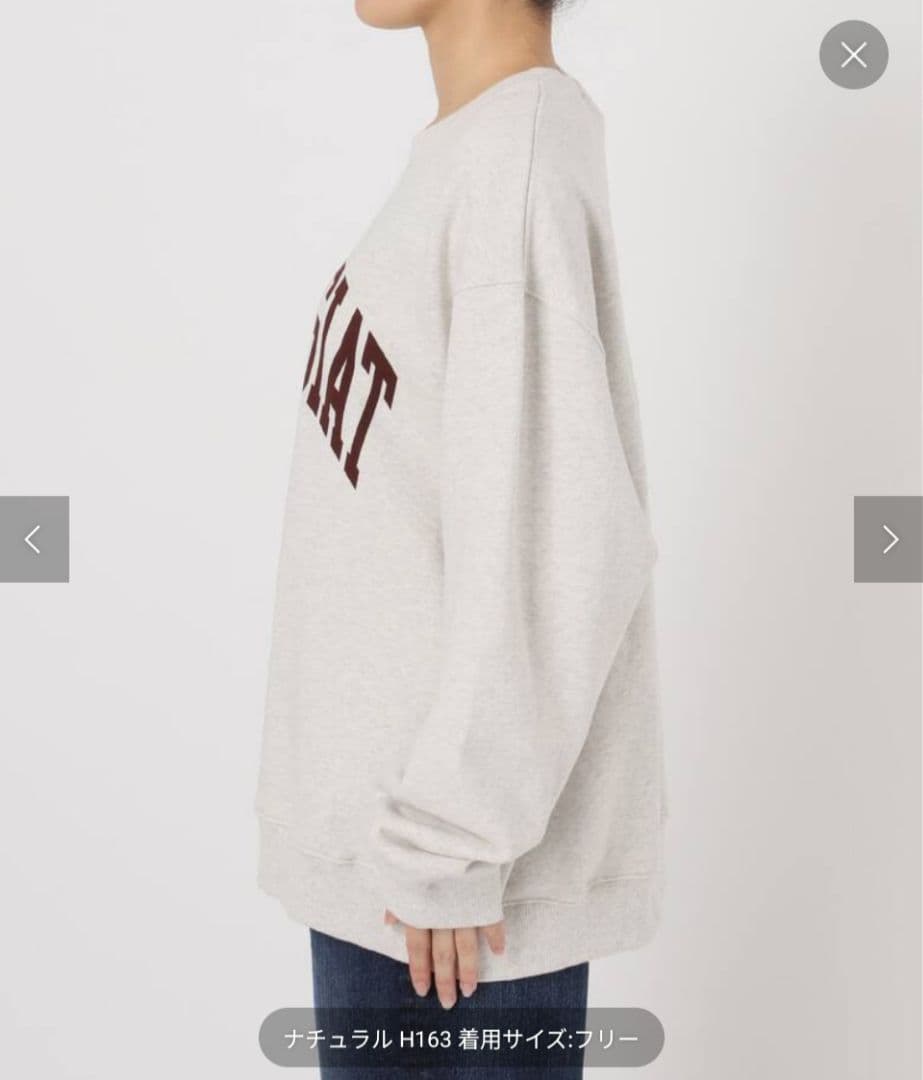 Spick and Span スピック＆スパン　ロゴスウェット