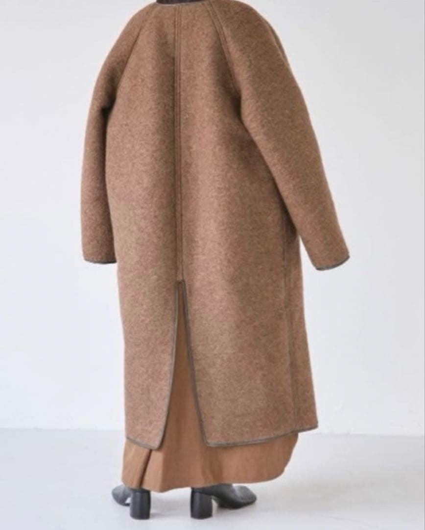 todayful ウールジャージーコート