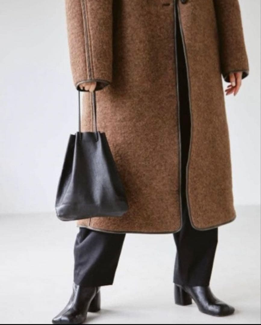 todayful ウールジャージーコート