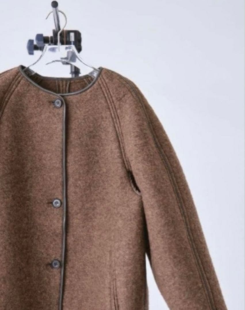 todayful ウールジャージーコート