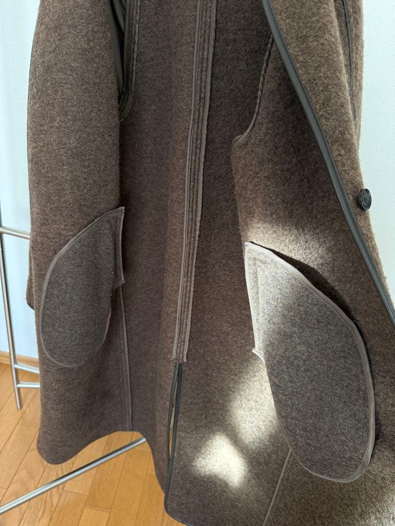 todayful ウールジャージーコート