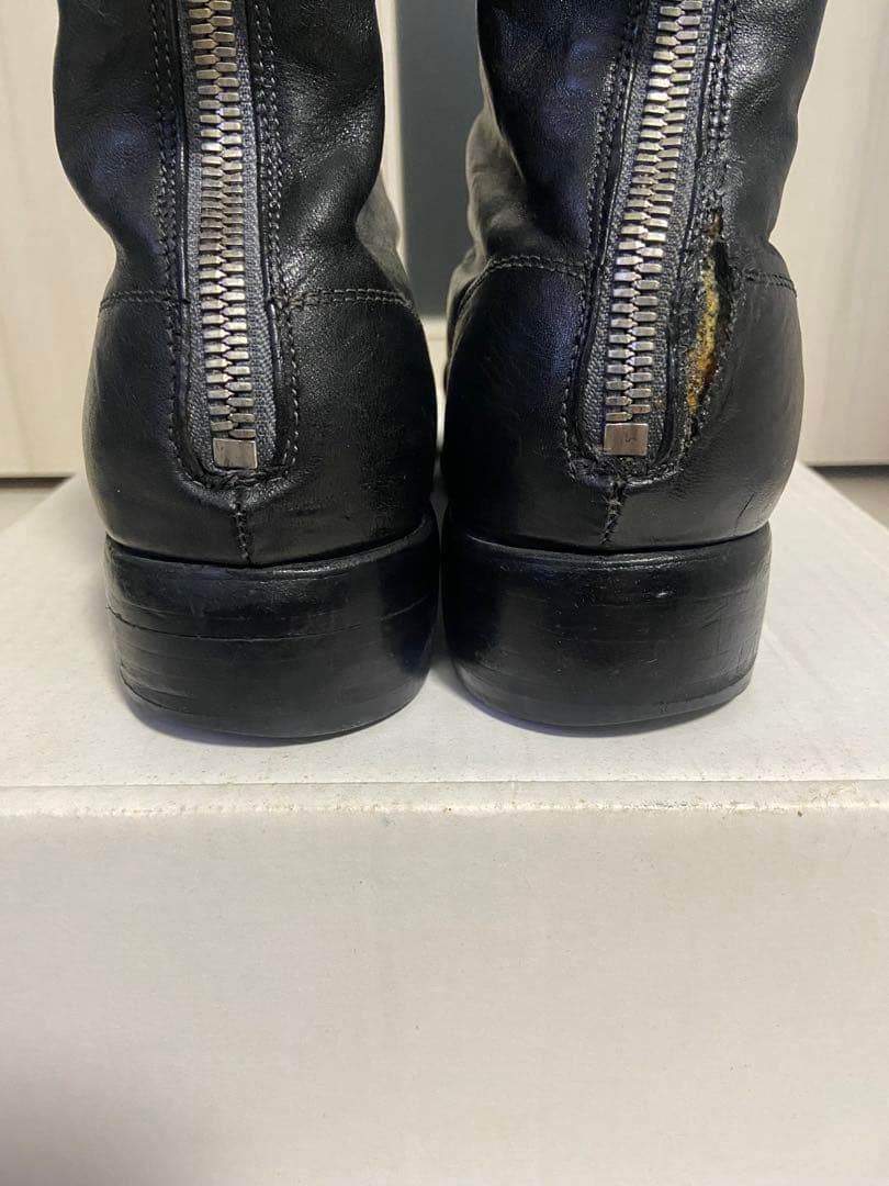 GUIDI 788 ブラック サイズ42 ジップ部分ダメージあり