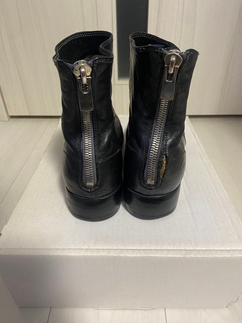 GUIDI 788 ブラック サイズ42 ジップ部分ダメージあり