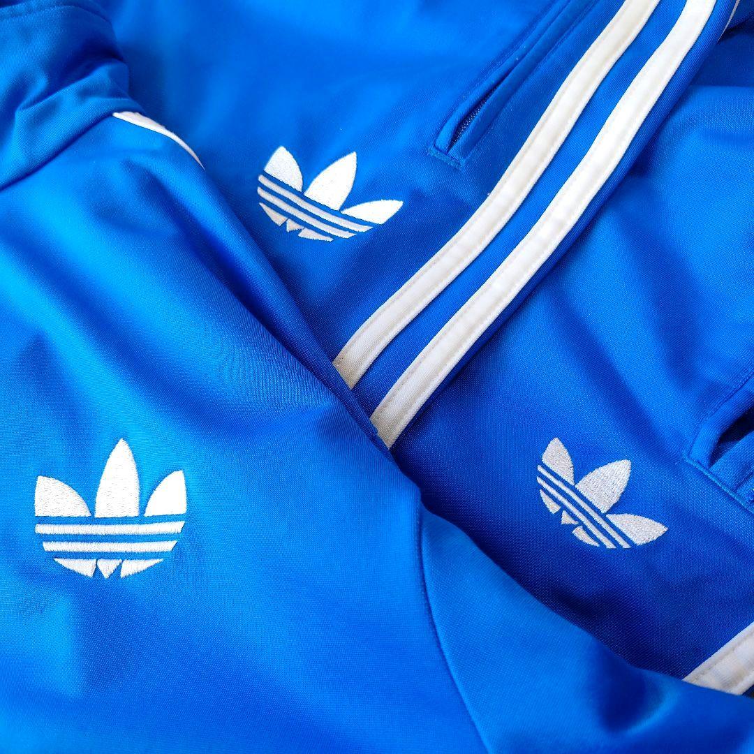 極美品 3点セット adidas originals トレフォイルロゴ ブルー