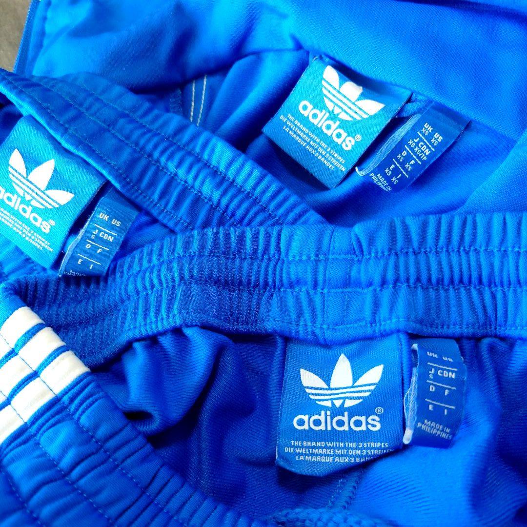 極美品 3点セット adidas originals トレフォイルロゴ ブルー