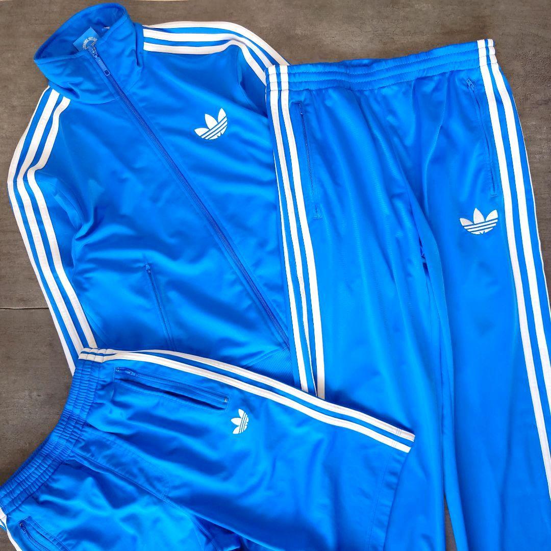 極美品 3点セット adidas originals トレフォイルロゴ ブルー