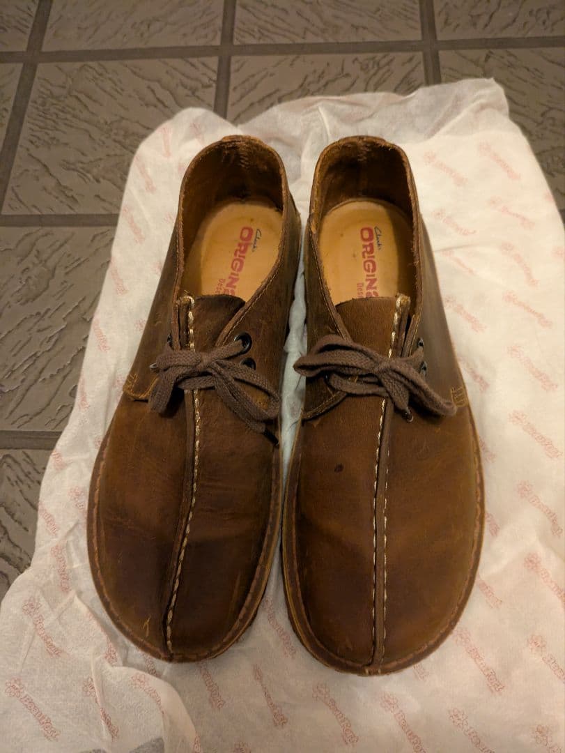 Clarksデザートトレック レディースSize23.5cm