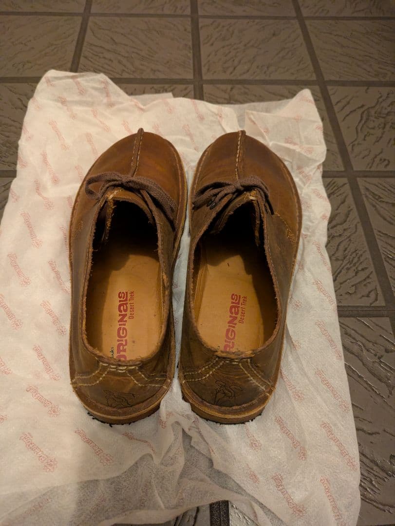 Clarksデザートトレック レディースSize23.5cm