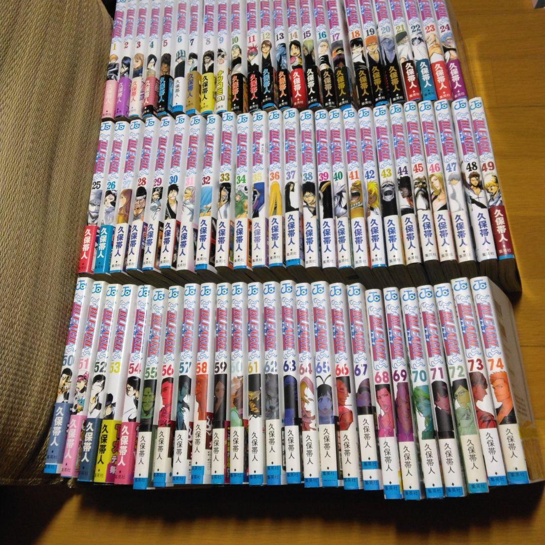 BLEACH 1-74巻　全巻初版帯付き