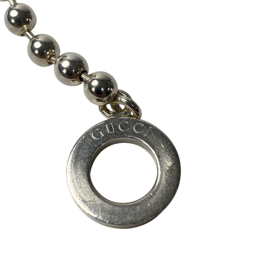 グッチ GUCCI ボールチェーン ネックレス シルバー 925