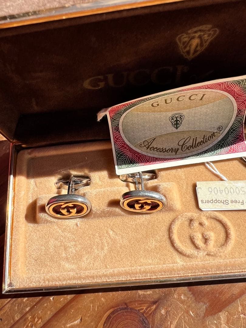 GUCCI ネクタイピンとカフスセット