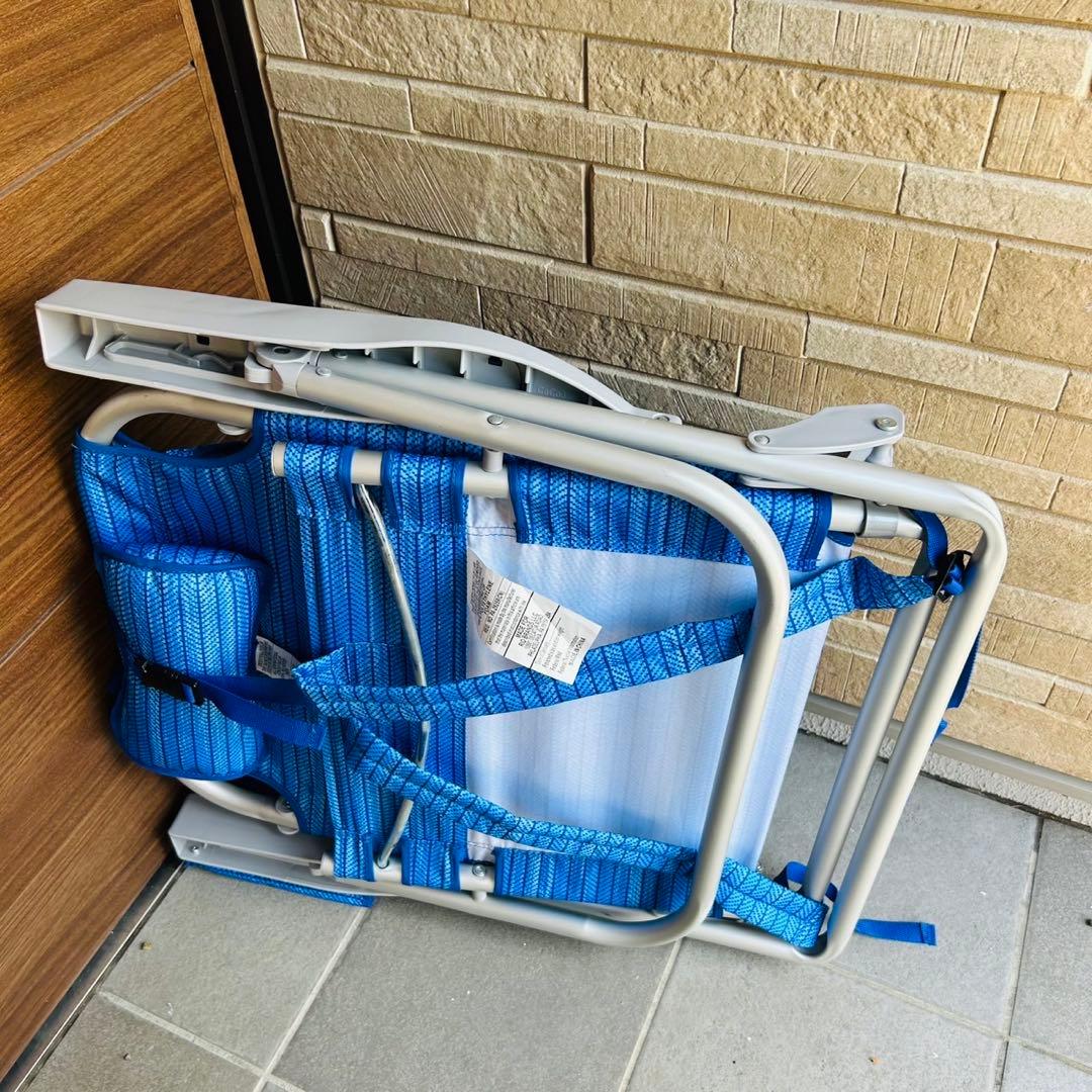 【美品】 Bahama トミーバハマ ビーチチェア ブルー　2セット