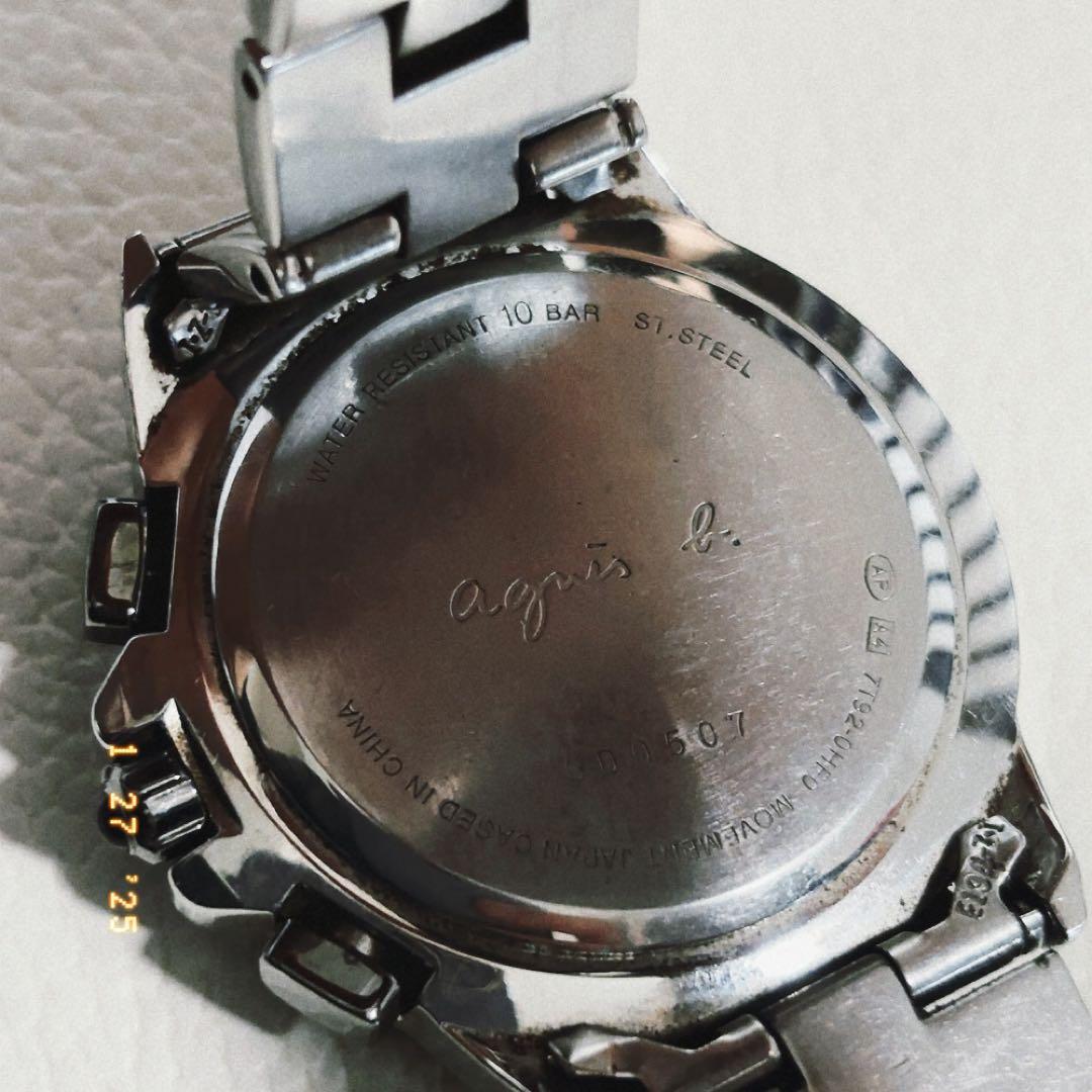 専用agnès b. クロノグラフ ブラック