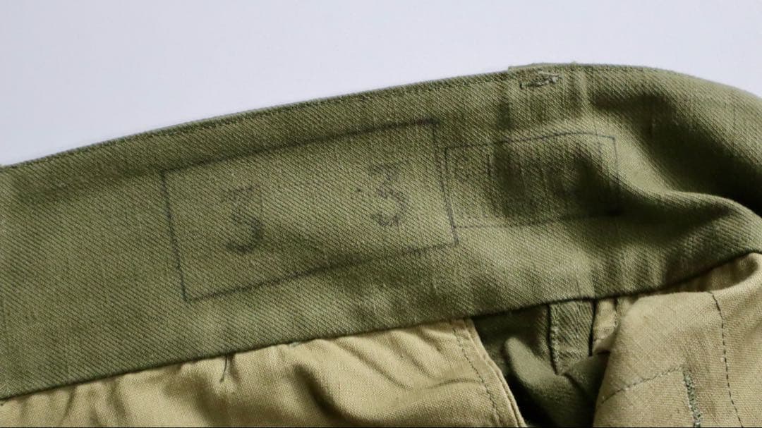 ゆ*う様 フランス軍 M47 カーゴパンツ 前期 1953年製 デッドストック