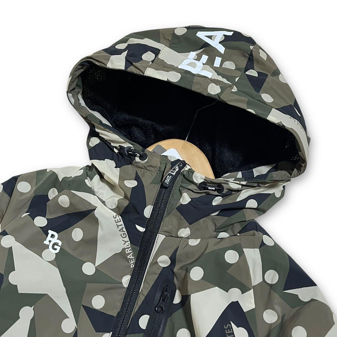 新品　パーリーゲイツ ドット迷彩 フリースライニング　コート　ジャケット