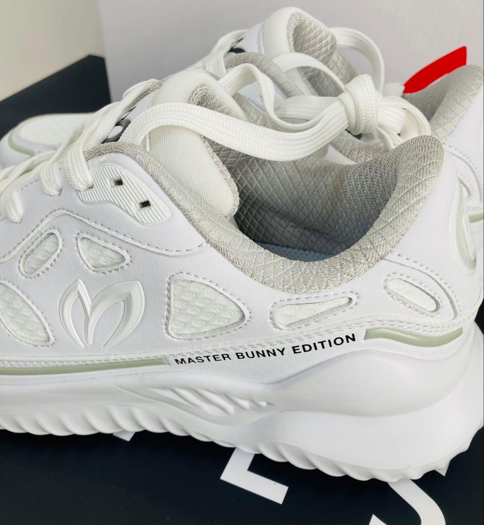 新品 パーリーゲイツ マスターバニー メッシュライクシューズ 26.5cm 白