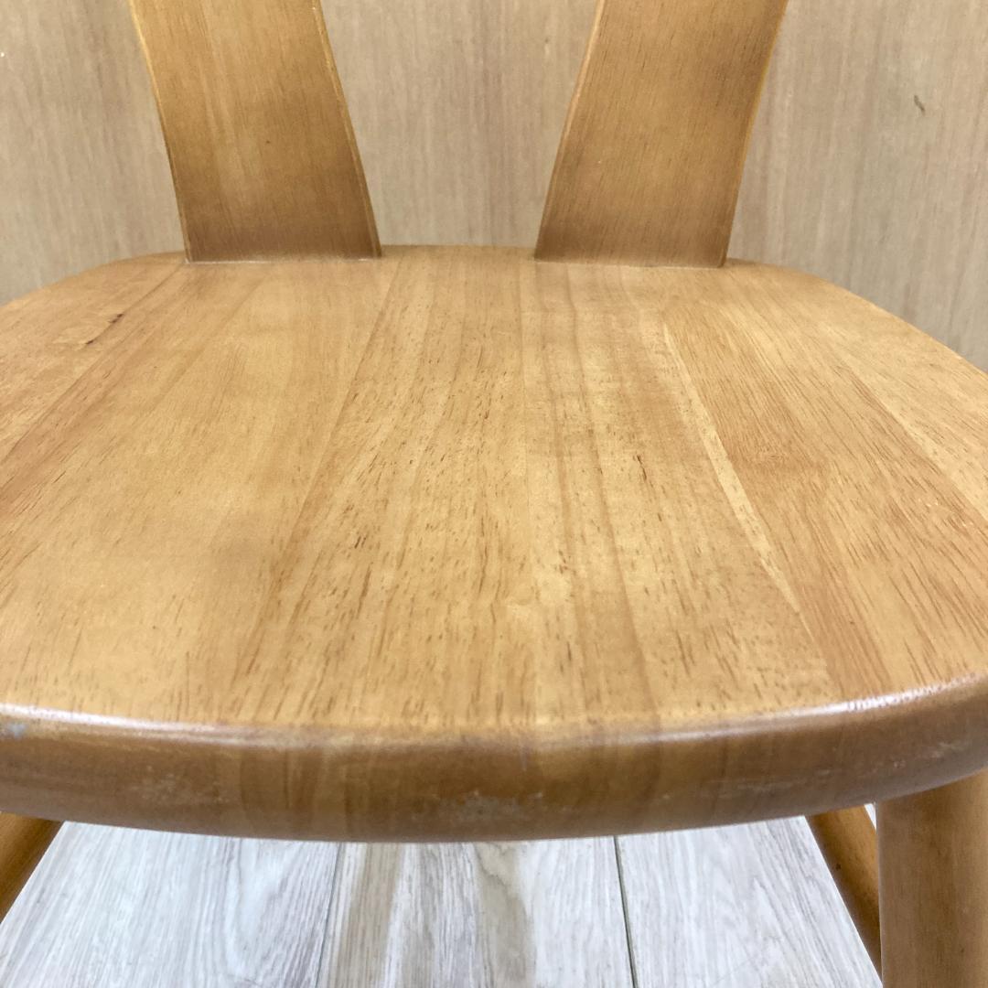 【カリモク】木製　ダイニングチェア　椅子　A