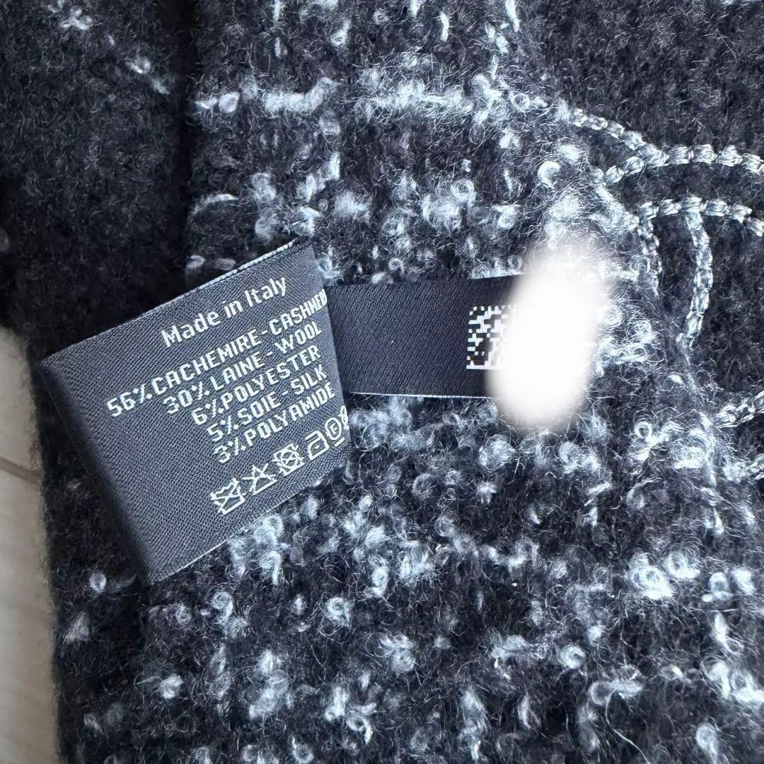 CHANEL 2025aw マフラー ストール カシミヤ ツイード ココマーク