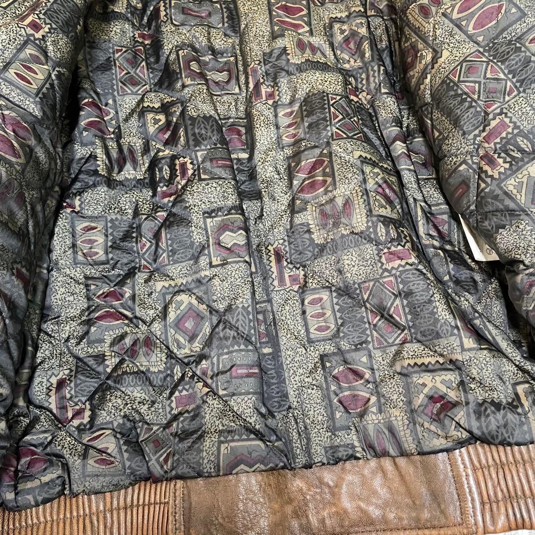 超希少LLサイズ✨ヴィンテージ フライトジャケット　A2 レザージャケット　ボア