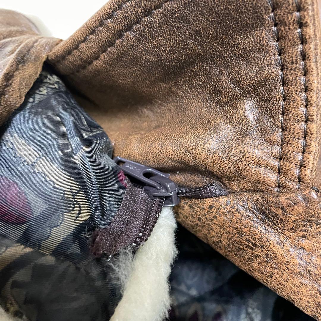 超希少LLサイズ✨ヴィンテージ フライトジャケット　A2 レザージャケット　ボア