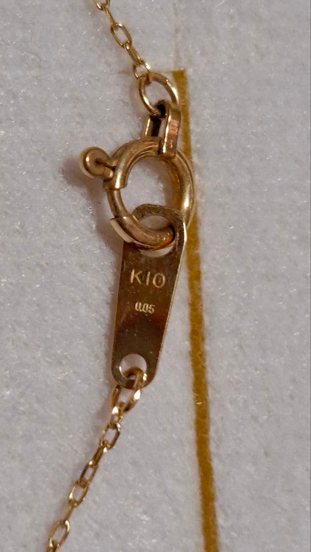 L&Co.　K 10 ダイヤモンドネックレス