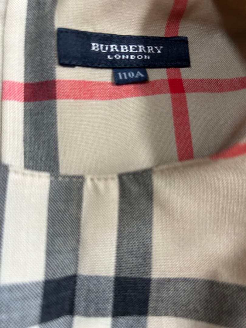 Bu rberry チェック柄 ワンピース 110A