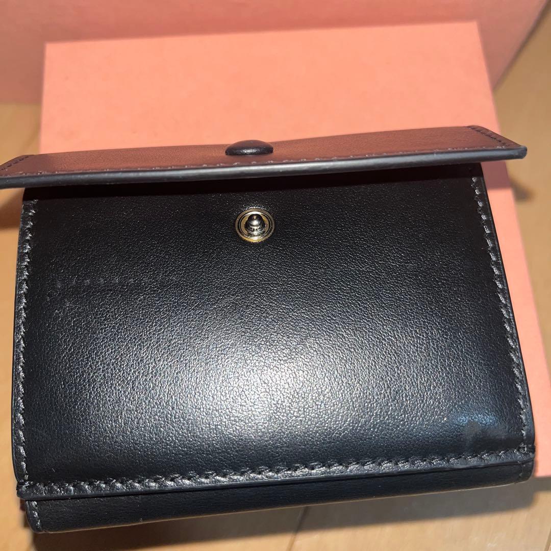 Acne Studios 三つ折り財布 ブラック レザー メンズ 正規品 箱