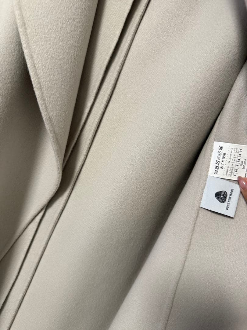 【最終値下げ】 'S MAX MARA パオローレ ウール ダブルフェイスコート