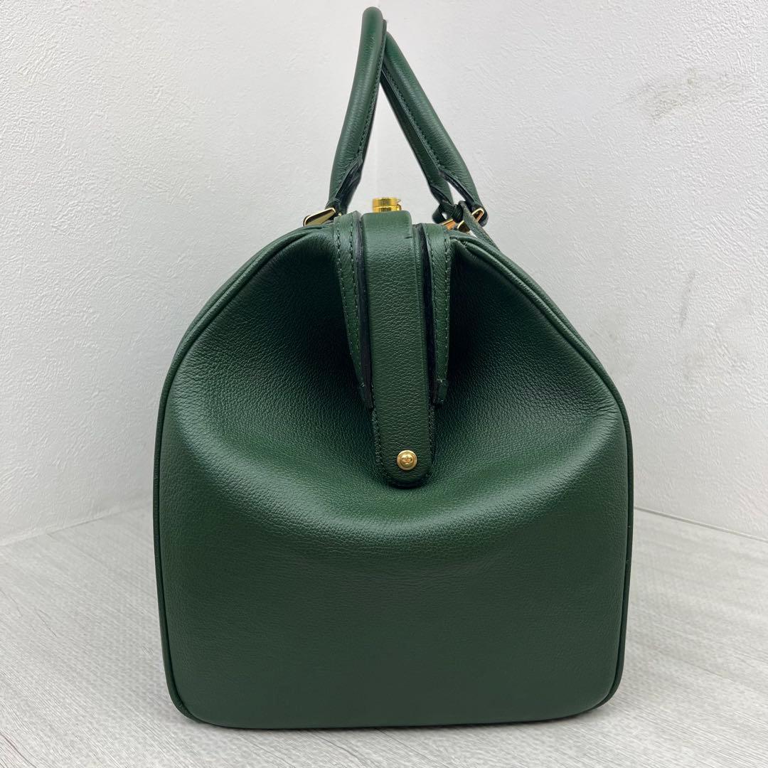 未使用級✨ SOMES SADDLE ソメスサドル ボストンバッグ グリーン