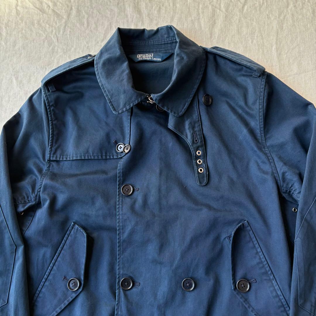 90’s Ralph Lauren 短丈 トレンチジャケット コットン LL