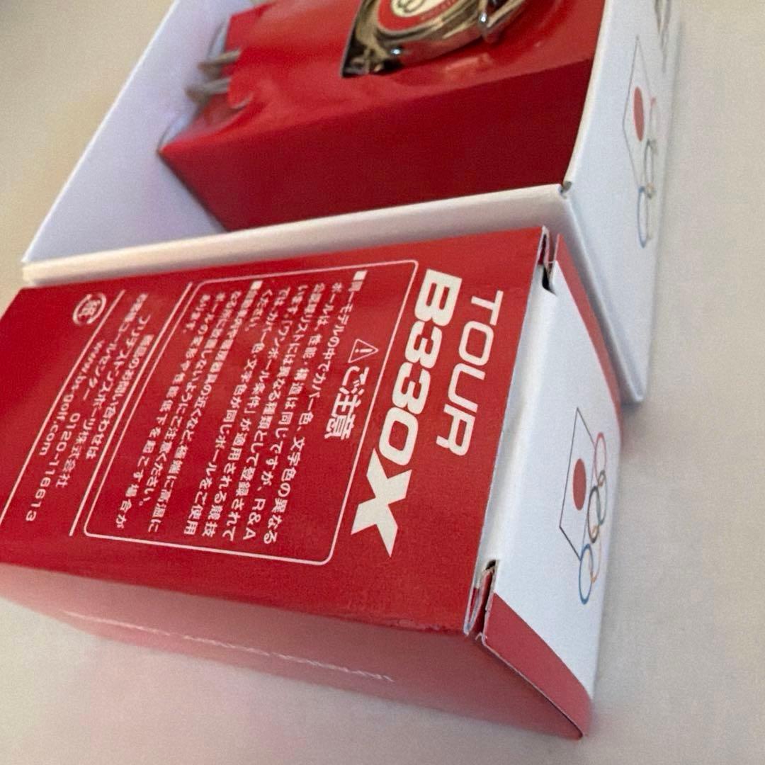 東京オリンピック時の記念ゴルフのグリーンフォークとボールセット