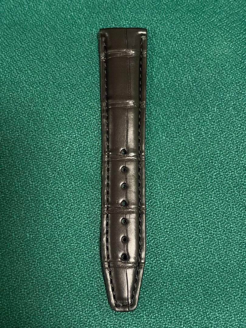 CASSIS カシス　アリゲーターストラップ　ブラック　20-18ミリ　未使用