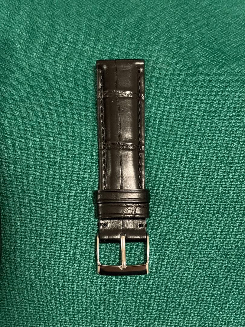 CASSIS カシス　アリゲーターストラップ　ブラック　20-18ミリ　未使用